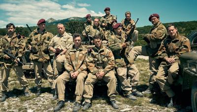 The cast of 'Rogue Heroes' Season 2: Mark Rowley as Jock McDiarmid, Jacob McCarthy as Johnny Copper, Theo Barklem-Biggs as Reg Seekings, Stuart Thompson as Anthony Greville-Bell, Bobby Schofield as Dave Kershaw, Jacob Ifan as Pat Riley, Corin Silva as Jim Almonds, Jack O’Connell as Paddy Mayne and Stuart Campbell as Bill Fraser.