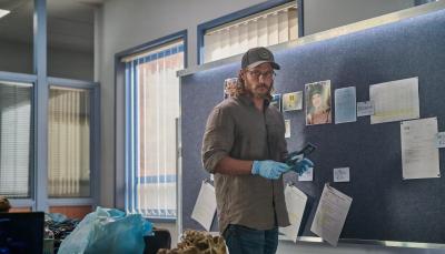 Travis Fimmel as DC Cormack in 'Black Snow' Season 2
