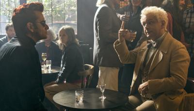 David Tennant and Michael Sheen in "Good Omens" Season 2
