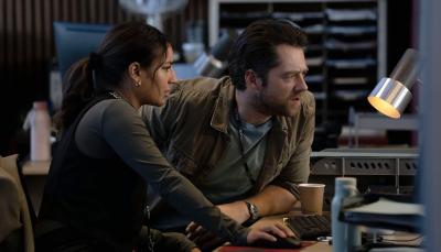 Lucie Shorthouse as Siobhan Clarke and Richard Rankin as John Rebus.jpg