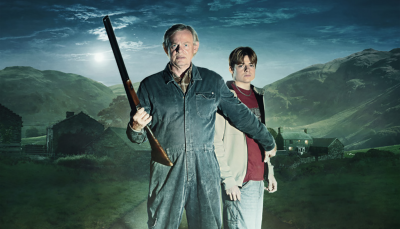 Martin Clunes and Louis Ashbourne Serkis as Nathan and Johnny Williams in 'Out There'