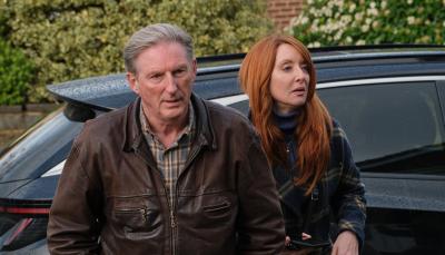 Picture shows: Alex Ridley (Adrian Dunbar) and Jean Dixon (Elizabeth Berrington).