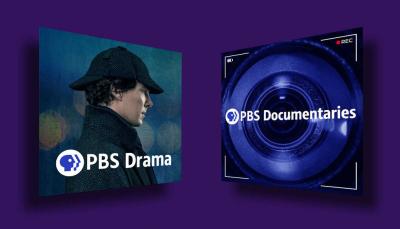 PBS Documentaries & PBS Drama Fast Channel Key Art