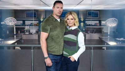 David Caves as Jack Hodgson and Emilia Fox as Dr. Nikki Alexander in 'Silent Witness' Season 29