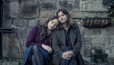 Jenna Coleman and Ruby Stokes in "The Jetty"