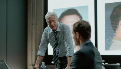 Richard Gere as Bosko and Michael Fassbender as Martian in 'The Agency' Season 1