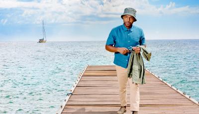  Don Gilet as DI Mervin Wilson in "Death in Paradise" Season 14