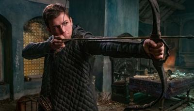 Taron Egerton in "Robin Hood"