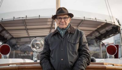 David Suchet on a boat in 'Travels with Agatha Christie & David Suchet'