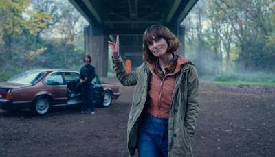 Keira Knightley as Helen and Ben Whishaw as Sam in 'Black Doves' Season 1