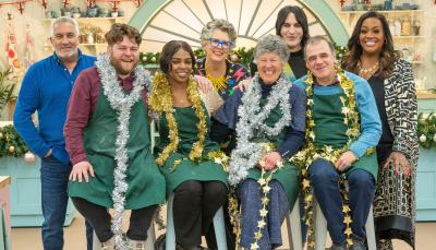 Mark, Maxy, Maggie and Jürgen return in 'The Great British Baking Show: Holidays' Season 7