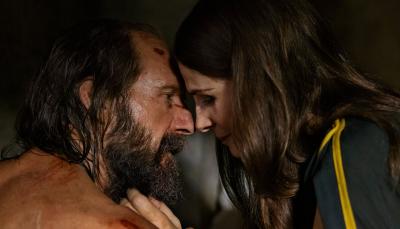 Ralph Fiennes as Odysseus and Juliette Binoche as Penelope in 'The Return'