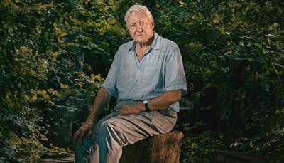 Picture shows: David Attenborough