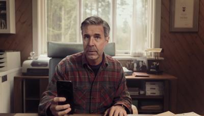 Paddy Considine as Séamus Proctor in 'Small Town, Big Story'