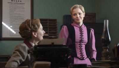 Kate Phillips and Cathy Belton in "Miss Scarlet" Season 5