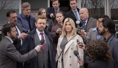 Sharon Horgan and Michael Sheen in "Best Interests"