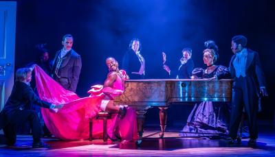 Ncuti Gatwa and cast in "The Importance of Being Earnest"