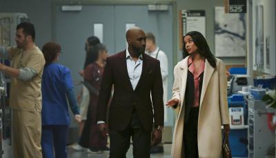 Morris Chestnut as Watson, Rochelle Aytes as Mary in 'Watson' Season 1