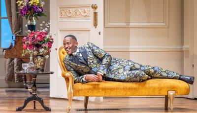 Ncuti Gatwa as Algernon in 'The Importance of Being Earnest'