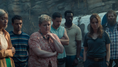 Jan Le, Oscar Foronda, Siobhán McSweeney, Peter Gadiot, David Ajala, Lydia Wilson, and Ólafur Darri Ólafsson in 'Nine Bodies in a Mexican Morgue'