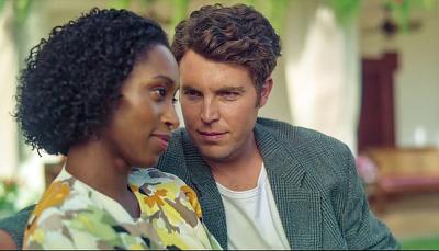 Rochelle Neil and Tom Hughes in 'The Gold' Season 2