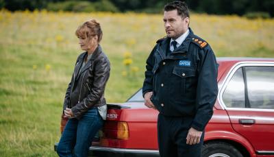 Jane Seymour as Harry and Kevin Ryan as Charlie in 'Harry Wild' Season 4