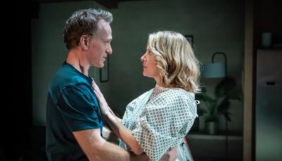 Jamie Parker as Dan Goodman and Caissie Levy as Diana Goodman in 'Next to Normal'