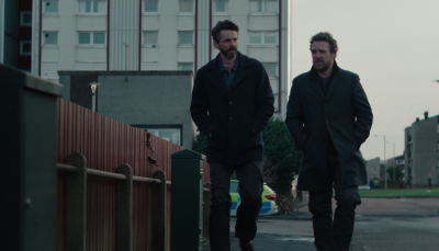 Matthew Goode as DCI Carl Morck and Jamie Sives as DS Hardy in 'Department Q' Season 1