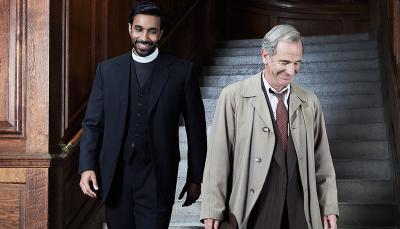 Robson Green and Rishi Nair in 'Grantchester' Season 10 