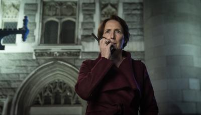 Fiona Shaw in "Killing Eve" Season 4