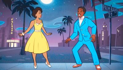 An animated Ncuti Gatwa and Varada Sethu in "Doctor Who"