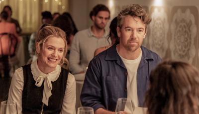 Patrick Brammall and Harriet Dyer in "Colin From Accounts" Season 2