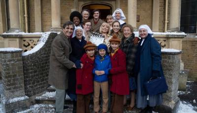 The cast of 'Call the Midwife' celebrates Season 15's start of filming