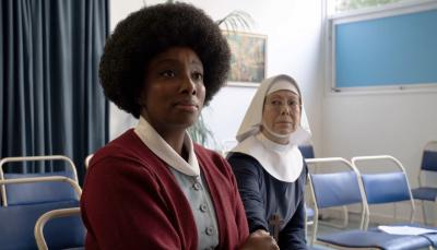 Renee Bailey as Joyce and Jenny Agutter as Sister Julienne in 'Call the Midwife' Season 14