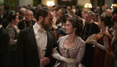 Michael Shannon and Betty Gilin in "Death By Lightning"