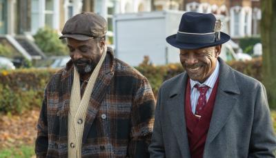 Ariyon Bakare as Morris and Lennie James as Barry Walker in 'Mr. Loverman'
