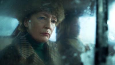 Lesley Manville as Dr Joan Andrews in 'Winter of the Crow'