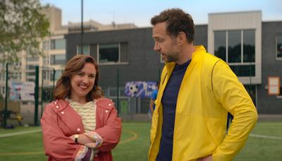 Esther Smith and Rafe Spall in "Trying" Season 4