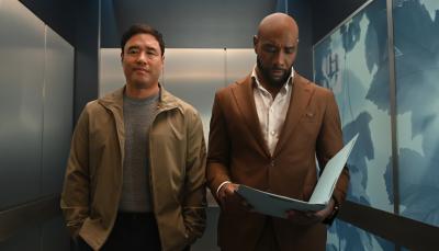 Randall Park as Moriarty and Morris Chestnut as Dr. John Watson in 'Watson' Season 1