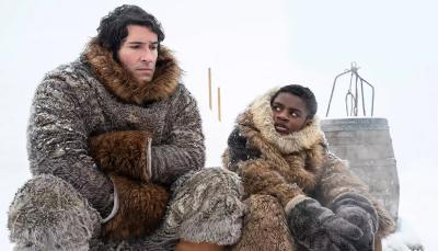 Tom Ellis as Titch Wilde and Eddie Karanja as Washington Black in 'Washington Black'