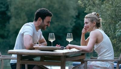 Brett Goldstein and Imogen Poots in "All of You"