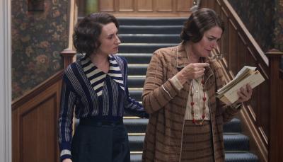 Bessie Carter and Anna Chancellor in "Outrageous"