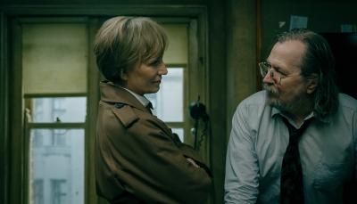Kristen Scott Thomas and Gary Oldman in 'Slow Horses' Season 5