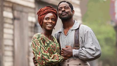 Sharon Duncan-Brewster and Sterling K Brown in 'Washington Black'