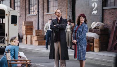 Mark Gatiss and Polly Walker in 'Bookish'