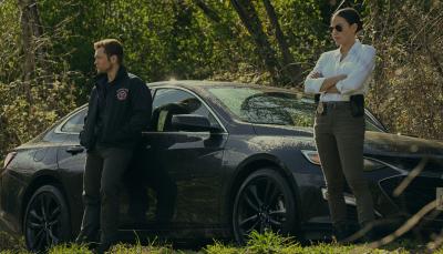 Taron Egerton and Jurnee Smollett in 'Smoke' Season 1
