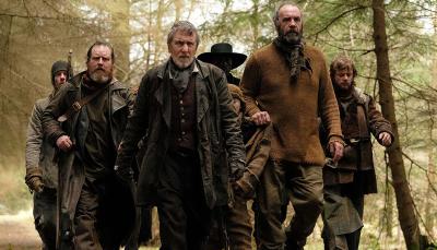 Ian Hanmore, Jamie Michie, Tim Roth, Rory McCann, and Jack Morris in 'Tornado'