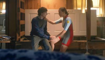 Finn Wolfhard and Millie Bobby Brown in 'Stranger Things 5'