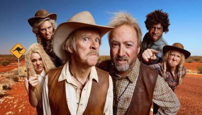 'Mitchell & Webb Are Not Helping' Key Art