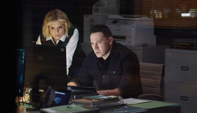 Emilia Fox as Nikki Alexander and David Caves as Jack Hodgson in 'Silent Witness' Season 28